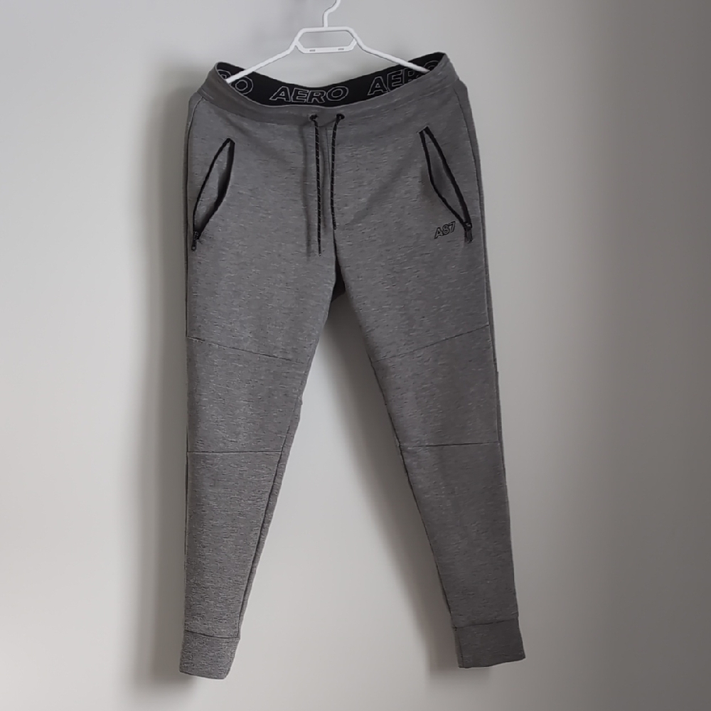 Men's Aero A-87 Grey Sweat Pants